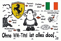 Zur vergrößerten Darstellung von: Ohne WM-Titel ist alles doof!